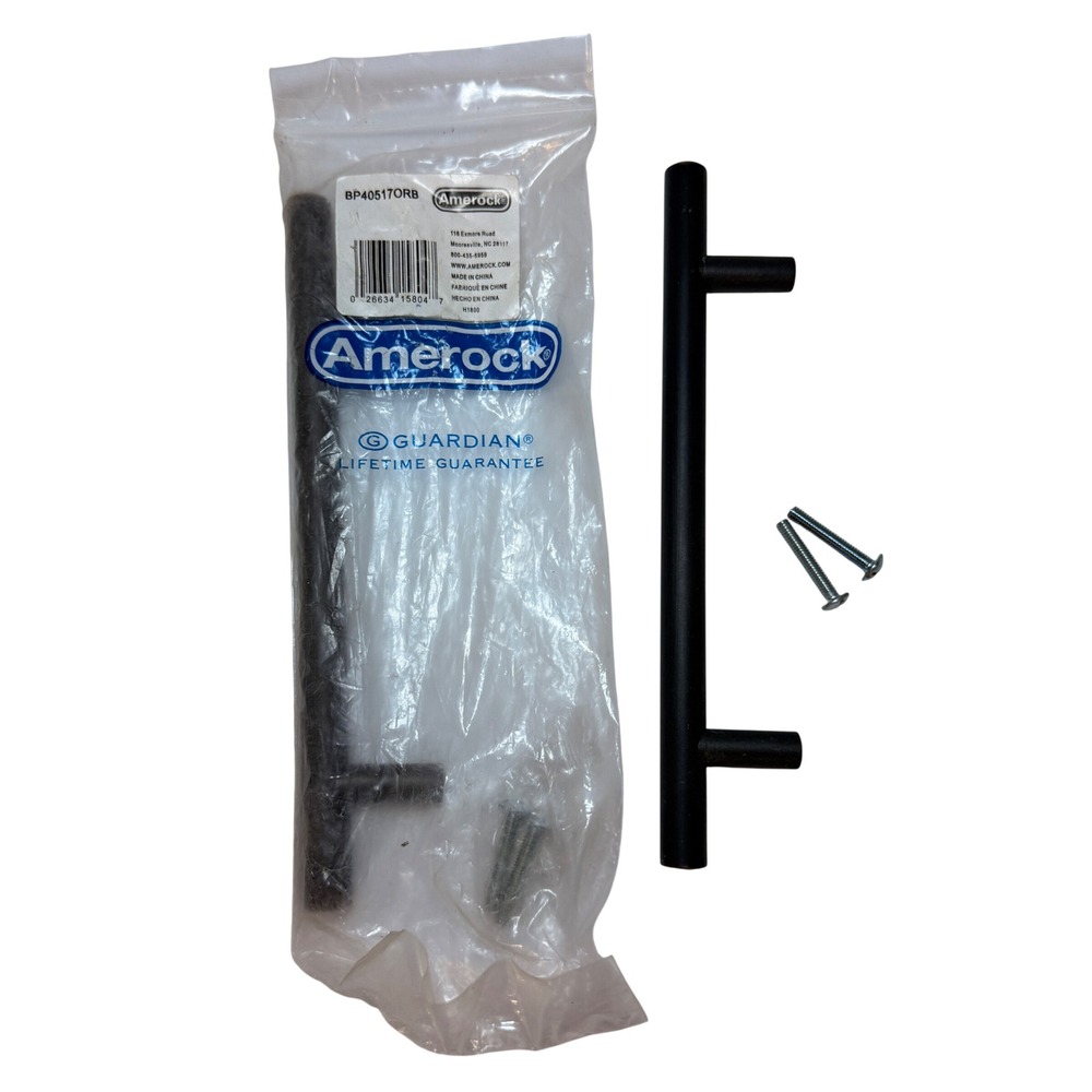 Amerock BP40517ORB Oil Rubbed Bronze 5-1/16 in Bar Pull Cabinet Handles 2 Pack